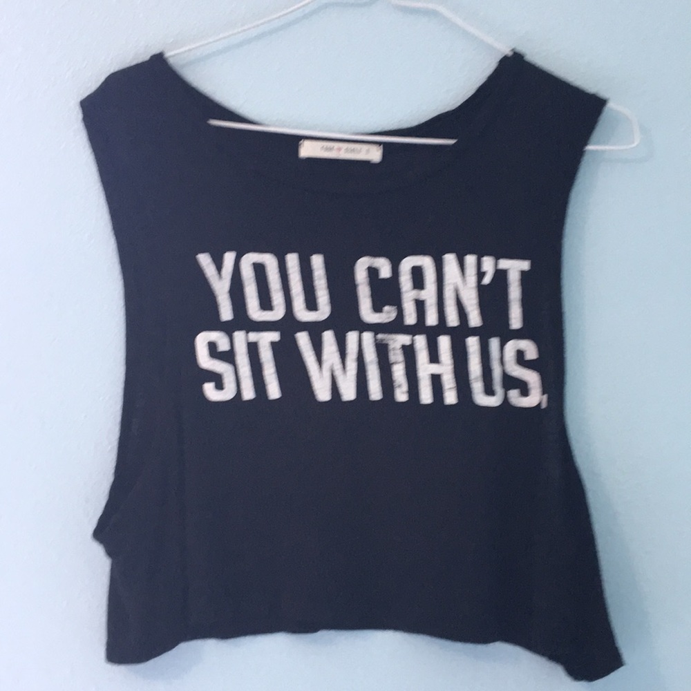 Crop top tank top.